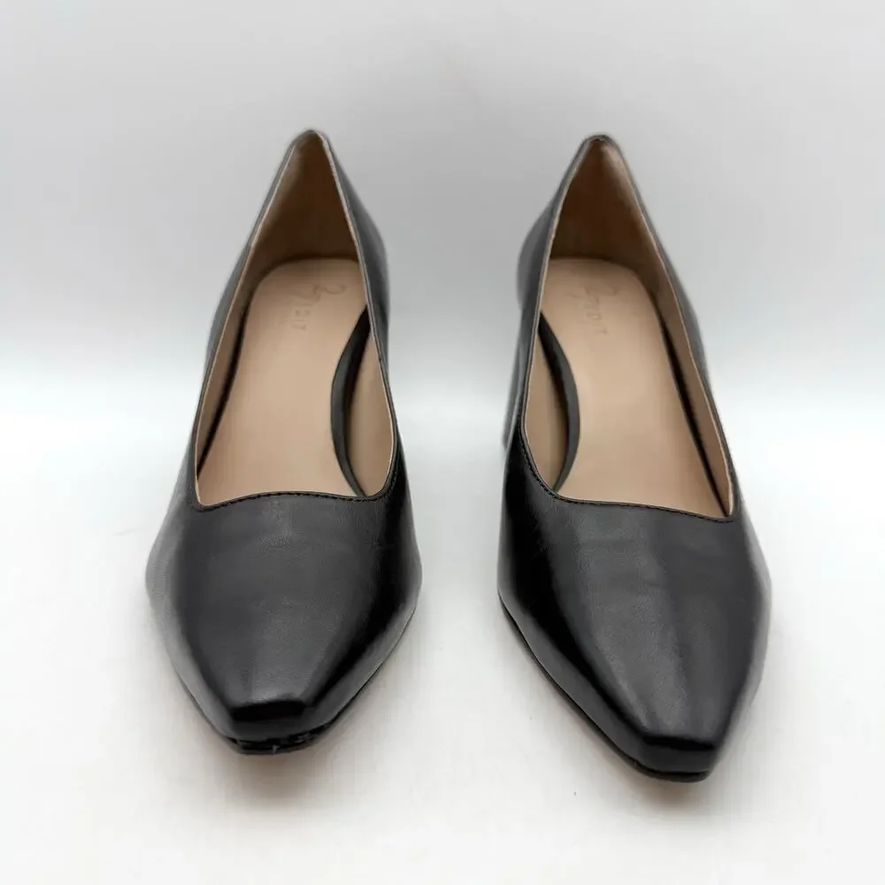 Naturalizer Womens Licia Pumps Size 6 M EU 36 Black Leather Heels NWOB